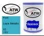 Preview: Ford, Lapis Metallic, X2 / KV: 500ml Lackdose, von ATW Autoteile West.